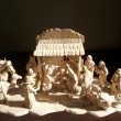 betlm 19figurek , 63x26x26cm (vka figurek 13cm)